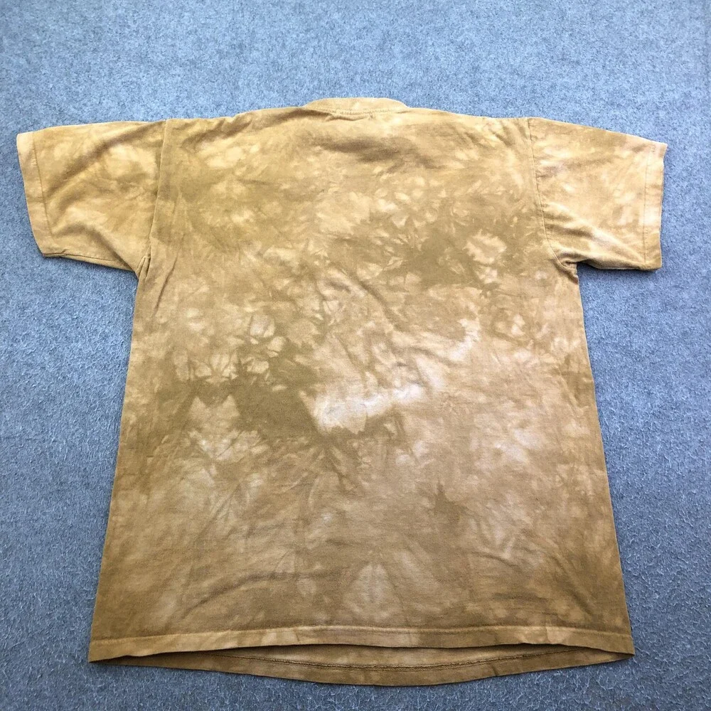Vintage The Mountain Shirt Mens Large Brown Lion Family Graphic Tee Tie Dye - Picture 6 of 9